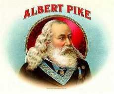 Albert Pike Mason cigar label